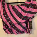 Wrangler WOMEN'S  CANDY STRIPE OFF-SHOULDER TOP IN PINK size medium Photo 6