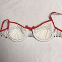 Forever 21  Red White and Blue Retro Nautical Pinup Style Bikini Top Small Photo 5