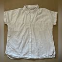 Orvis  Easy Printed Short-Sleeved Camp Shirt Blue Stripe 100% cotton L Photo 2