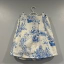 Krass&co D& Blue White Floral Skort Medium M NWOT Photo 0