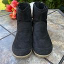 Sorel Meadow Women’s Black Suede Ankle Boots Size 8 NL2189-010 Water Resistant Photo 2