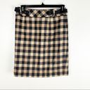 Pendleton  100% Virgin Wool Lined Plaid Pencil Skirt, Size 8 Photo 0