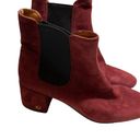 Coach Shoes  Tia Suede Ankle Bootie Wine Red Size 7 Photo 2