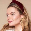 Lele Sadoughi  Knotted Velvet Headband Photo 3