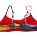 Raisin's  Juniors' Tie Dye Twist Back Padded Selah Bikini Top Size XL NWT Photo 2