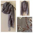 Marcus Adler New York Cherry Blossom Shawl Scarf Photo 1