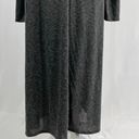 Caslon New  Cozy Knit Long Sleeve Wrap Dress Side Tie Midi Charcoal Grey Photo 13