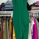 Cinq à Sept Cinq a sept emerald green piper ruffle high neck midi dress 2 Photo 10