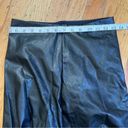 Commando  Black Faux Leather Pull On Leggings Size Large Photo 3