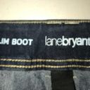 Lane Bryant  DARK WASH SLIM BOOT JEANS SIZE 16 Photo 2