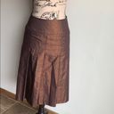 Nine West  bronze pleated skirt Photo 7