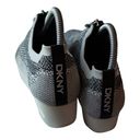 DKNY  Black & White Knit Wedge Comfort Shoe with Zipper women Sz 7 Photo 1