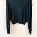 John + Jenn  Black Sweater Round Neck Lace up Back Detail Pullover Size Large Photo 1