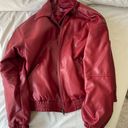 Edikted NWOT Halley Faux Leather Bomber Jacket Photo 3