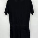 n:philanthropy  Finn Romper Black Button Down Short Sleeve Women’s Size Medium Photo 5