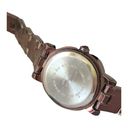 White Stag  Women’s Watch Chocolate Bronze Metal Band White Ivory Face Photo 15