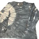 NWT Blue Tie Dyes Long Sleeve Unisex Medium Woman’s Sweatshirt Hippie Boho Photo 0