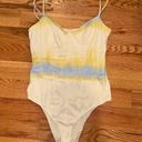 ZARA Satin Tie-Dye Bodysuit Photo 4