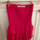 Impeccable Pig Pink High Waisted Ruffle Skirt/Shirt Photo 0