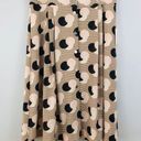 1. State  | Polka Dot Patterned Button Down Pleated Midi Skirt Size Large Photo 0