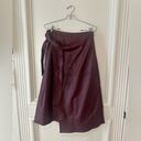 NWT Jonathan Simkhai Bia Vegan Leather Wrap Skirt Size 8 Photo 5