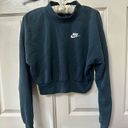 Nike  mock neck cropped pullover sweatshirt Photo 1