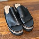 Naked Feet Black Platform Mules Photo 2