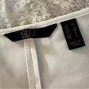 G.I.L.I Size M White Sleek Chic Top Blouse Tie Waist Business Casual Preppy Gili Size M Photo 7