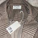 Z Supply NWT  Anna Plaid Blazer - Milkshake Photo 2