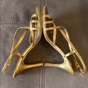 Fioni  Gold Tone Strappy Heels Size 8 Photo 4