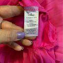 Lulus NWOT  Cascading Crush Hot Pink Tiered Bustier Midi Dress Photo 8