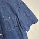 Vans  ladies button up denim short sleeve top size XL Photo 3