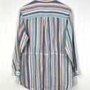 L.L.Bean  Womens Large Petite Linen Tunic Top Summer Beach Preppy Coastal Photo 2