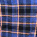 prAna NWT  Golden Canyon Blue Orange Long Sleeve Flannel 100% Cotton Button Down Photo 14