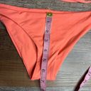 l*space NWT L* Peach Bikini 2 Piece Maggie Triangle Top Camacho Bottoms XS / S Photo 5