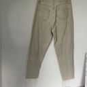 Missguided Riot Misguided Womens Size 10 High Rise Fringe Hem Denim Khaki Mom Jeans Photo 4