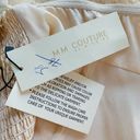 MM Couture  Miss Me Dress Small Mini Cream Strapless Ruched Sequins New Photo 7