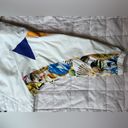 Mulberry Vintage  Street White w/ Nautical Patchwork Details Windbreaker - Medium Photo 4