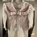 Krass&co VINTAGE Mary Farrel  Ltd Nightgown Zip up Quilted Small so cute/retro Photo 3