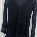 Socialite Black Lace Long Sleeve Dress Photo 0