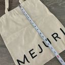 Mejuri  NEW Tote Bag Logo Neutral Cotton Canvas Small/Medium 13x16” Photo 3