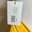 Danielle Bernstein NWT We Wore What  Slip Evening Dress LARGE Satin Lemon Chrome Photo 4