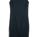 Calvin Klein  Black Gold Chain Career Short Dress 2 Photo 0