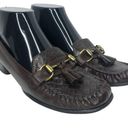 Life Stride Chocolate Brown Beluga Leather Loafers - Size 7.5 - Women Photo 1