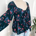 American Eagle Floral Peplum Top Photo 0