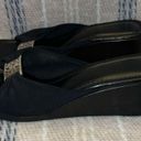 Brighton  Isabel Black Wedge Heels Photo 4