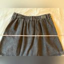 ZARA  Basic Dept Z1975 Denim Pleated Mini Skirt in Black Size M Y2K EUC Photo 4