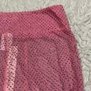 For Love & Lemons NWT  Kiara Pink Rhinestone Mesh Biker Shorts Photo 5