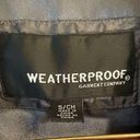 Weatherproof Womens Rain Jacket--Pockets Stow-able Hood Zipper Buttons L/S Small Photo 4