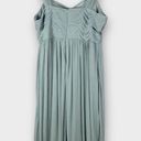 Birdy Grey Elyse Bridesmaid Dress Sage Green Mesh Size 1X Photo 8